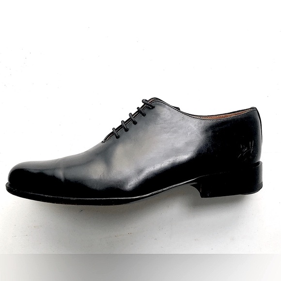 John Fluevog Black Twin Turbine Oxfords Mens Size 8 - Picture 2 of 9